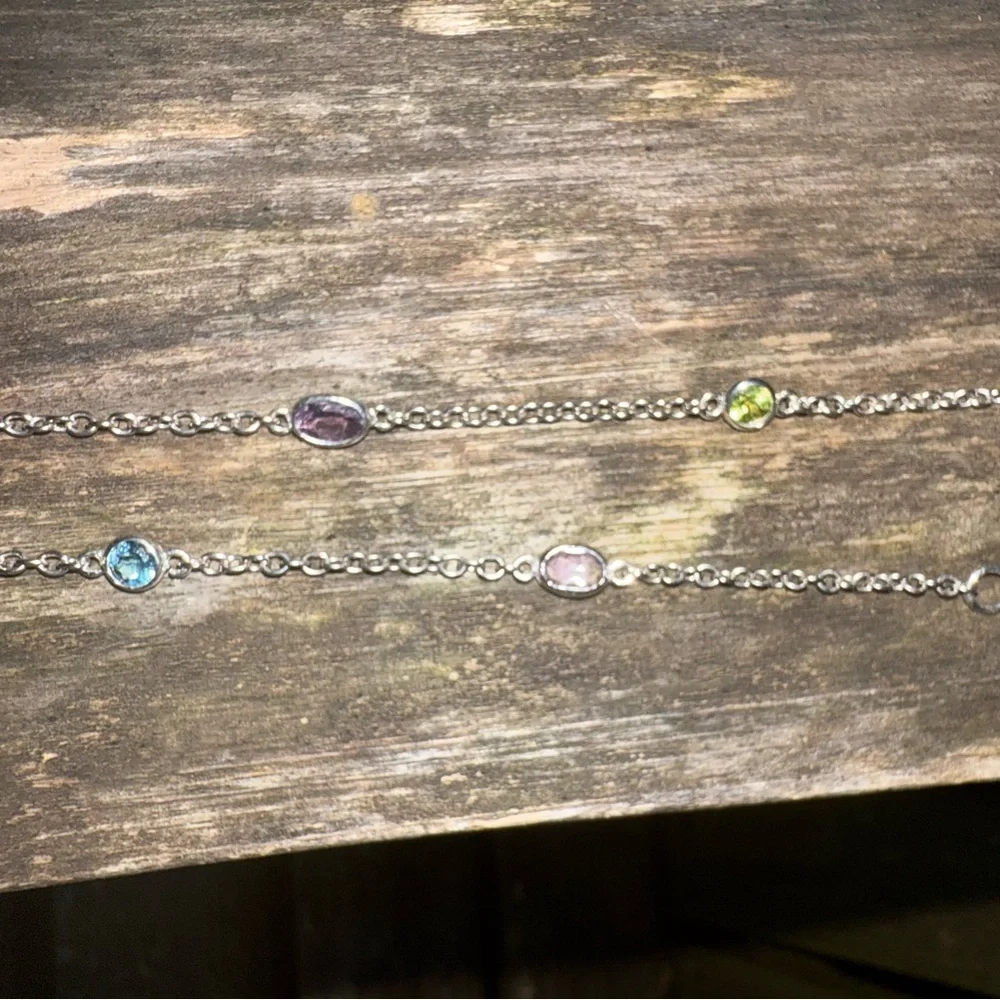 SOUTHWESTERN NAVAJO STERLING TURQUOISE MUTLI-GEMSTONES PENDANT‎ NECKLACE BOHO